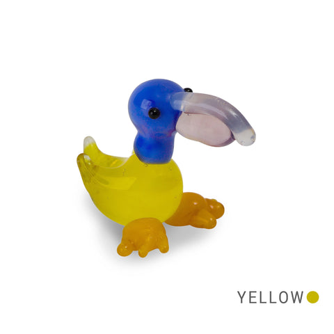 PEZ the pelican (in Tynies Collector's Frame) Miniature glass figurines 